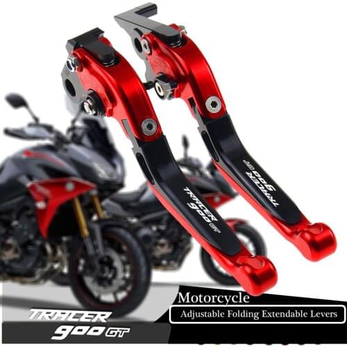 For YAMAHA TRACER 900 GT TRACER900/GT 2018-2019 CNC Full Black Adjustable Folding Extendable Motorcycle Brake Clutch Levers