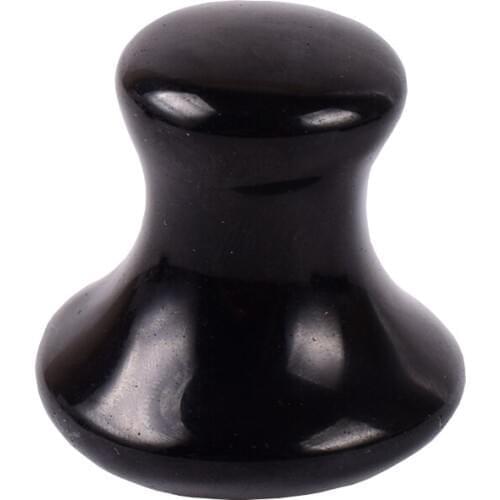 Face Care Tool Natural Obsidian Gua Sha Massager Stone Crystal Health Facial Chin Anti Wrinkle Acupuncture Healing Tools