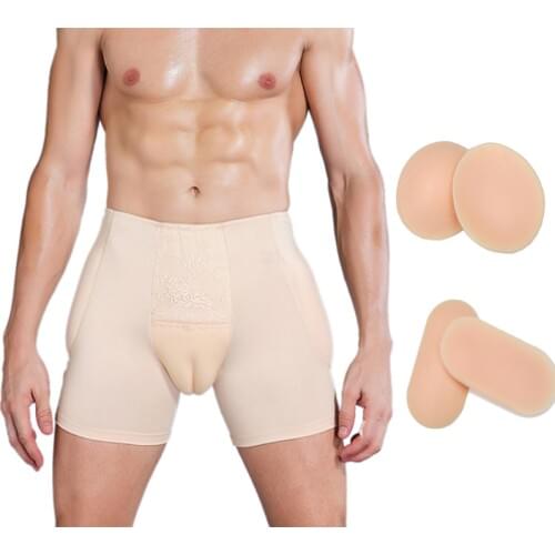 Artificial Vagina silicone butt pads for Crossdresser Shemale Panties Men Pads Fake Vagina Transgender hip pads crossdressing