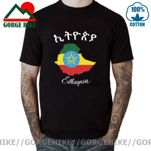 Youth Short Sleeve Tees Ethiopia Map T Shirts homme Ethiopia of Judah 2021 Family T-Shirt Cotton Sweatshirt adult patriot tshirt