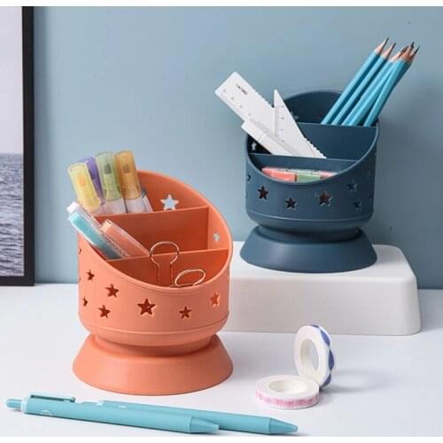 Nordic Desk Organizers Makeup Storage Box Pen Holder Stationery Organizer Organization Containers Household Desktop Decoration