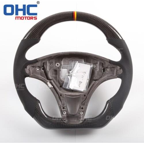 Real Carbon Fiber Steering Wheel for Mercedes Benz E C CLS W218 W212 W204 W207 Class