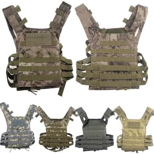 Hunting CS Field JPC Vest Tactical Outdoor Training Airsoft Protective Vest for Adults Adjustable Mud