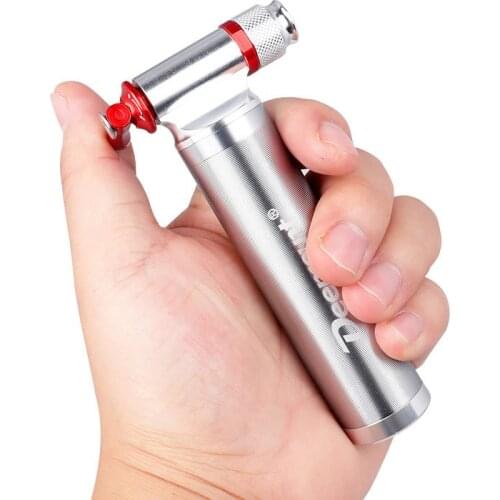 Portable Mini Bicycle Pump CO2 Ultralight Air CO2 Inflator Cycling Pump Bike Ball Pump Schrader & Presta Mini Bike Accessories