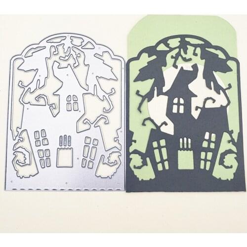 Cutting dies Forest house metal crafts paper die-cutting /DIY embossing Easter and New Year Scrapbooking