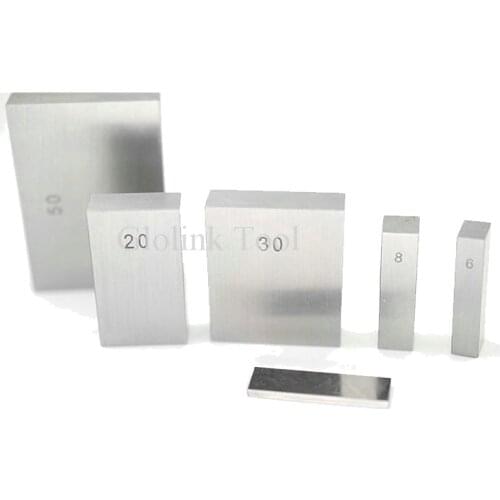 Steel Block Gauge Measure Gage Block Steel Square Gage Block 10mm, 20mm, 30mm, 40mm, 50mm Steel Square Gage Block