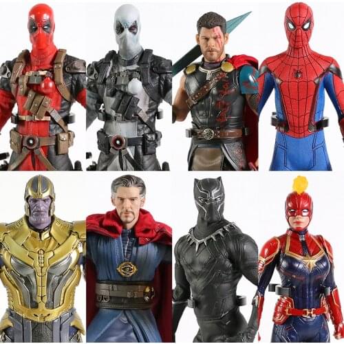 Crazy Toys Deadpool Thor Spiderman Thanos Doctor Strange Black Panther Captain Marvel 1/6th Scale Collectible Figure