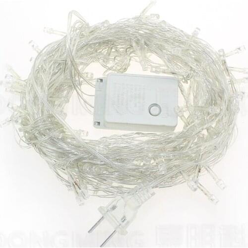 Led christmas lights 110v 20m 200LEDs waterproof EU US AU Plug IP65 outdoor string lights Holiday party light wedding Decoration