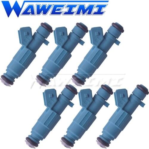 WAWEIMI 6x Fuel Injector Nozzle Valve OE 0280156151 For Chevrolet Corsa Celta MPFI 1.4L 1.6L Flex