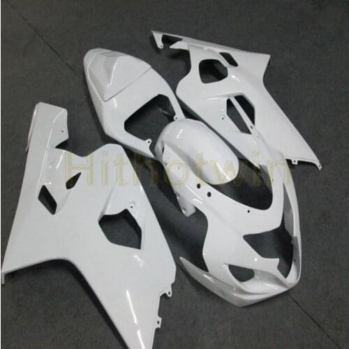 Custom motorcycle article for GSXR600/750 2004-2005 K4 gsx r600 04 05 ABS Fairings+Screws+white