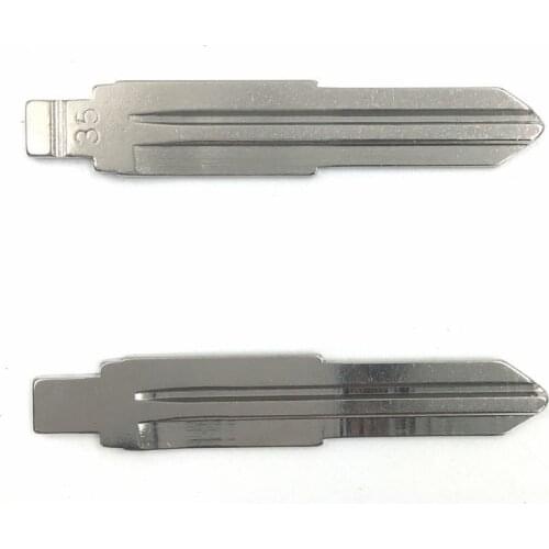 10 pcs/lot Number 35# KD Blade Metal Blank Uncut Flip key blade for KD JMD VVDI Remote Key for Suzuki Alto