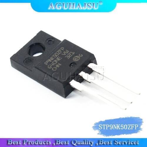 5PCS STP9NK50ZFP TO-220F STP9NK50 TO220 P9NK50ZFP TO-220