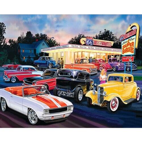 5d diamond painting car, full square view, full round, diamond embroidery kit, diy 3d, diamond mosaic, decorative painting