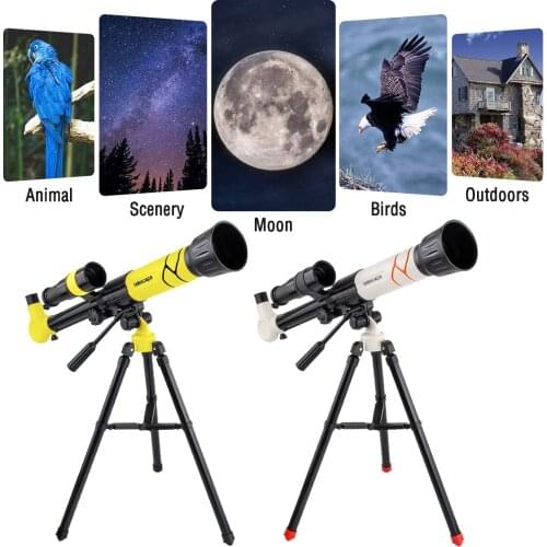 Astronomical Telescope Travel Scope Astronomical Low-light Night Vision Monoculars With Tripod For Kids Beginner Outdoor Toys