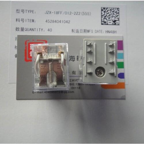 Free shipping lot (10 pieces/lot) original New HONGFA HF JZX-18FF-012-2Z2 HF18FF-012-2Z2 8PINS 7A 12VDC Power Relay