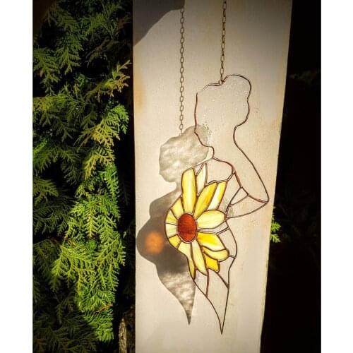 Pregnant Mom ing Decor Ornament Sun Catchers Gift