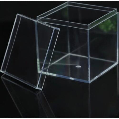 Home Storage Round Square Plastic Transparent Storage Box Jewelry Beads Fishing Accessories Candy Box