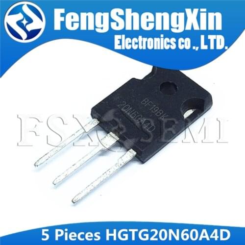 5pcs HGTG20N60A4D TO-247 20N60A4D 20N60 TO247 HGTG20N60 IGBT 600V