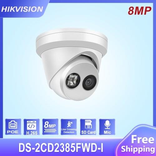 Hikvision OEM IPC OEM from DS-2CD2385FWD-I 8MP IP Camera Network CCTV Camera H.265 CCTV Security POE WDR SD Card Slot