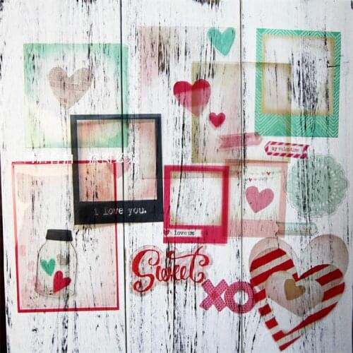 Sweet PVC Cards for Scrapbooking DIY Projects/Photo Album/Card Making Crafts