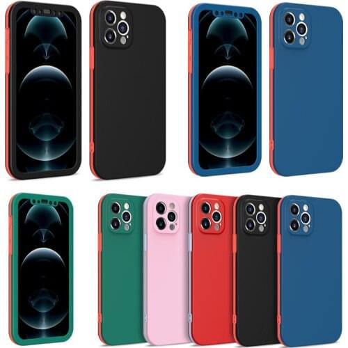 Shockproof Phone Case for iPhone 11 12 Pro Max XS XR X SE 2020 6 7 8 Plus Hybrid Armor Back Cover Heavy Duty Protection Fundas
