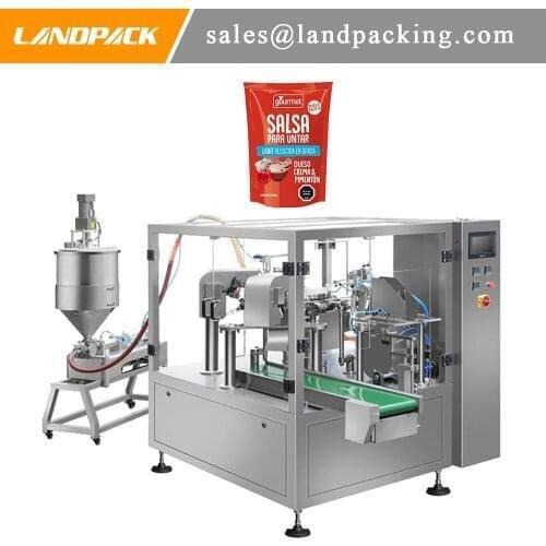 Automatic Salad Dressing Premade Pouch Sealing Packing And Sealing Machine Price