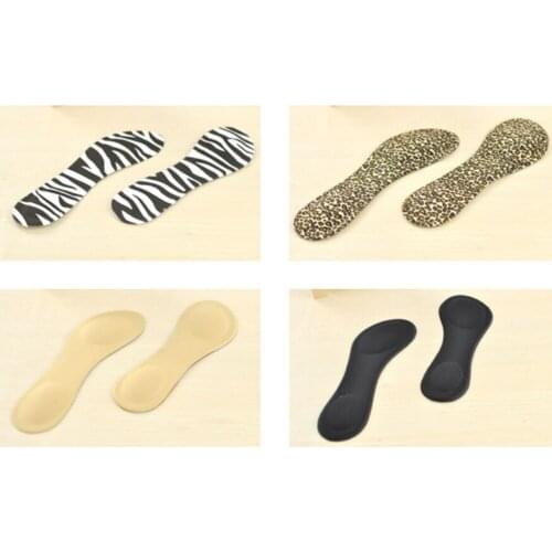4 Colors Women High Heels Sponge 3D 4D Shoe Insoles Cushions Pads DIY Cutting Sport Arch Support Orthotic Feet Care Massage