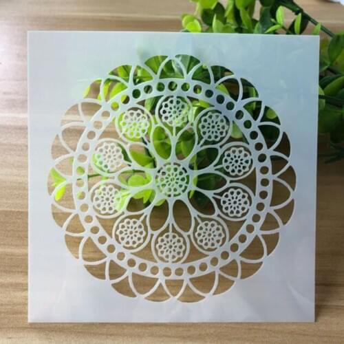 Stencil Flower Painting Template Embossing DIY Craft Bullet Journal Accessories Sjablonen For Scrapbooking Reusable Decoration