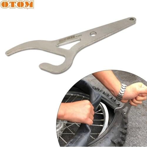 OTOM Universal Motorcycle Tire Changer Clamp Parts Bicycle Tyre Bead Lifter Hand Install Removal Wrench Maintain Auxiliary Tools