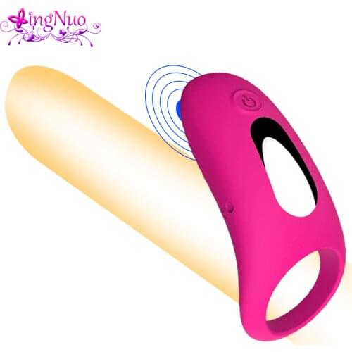 Vibrator Sex toys For Men Couples Penis Cock Ring Clitoris Stimulation Sleeve for Penis Delay Ejaculation Mens Ring Cockring
