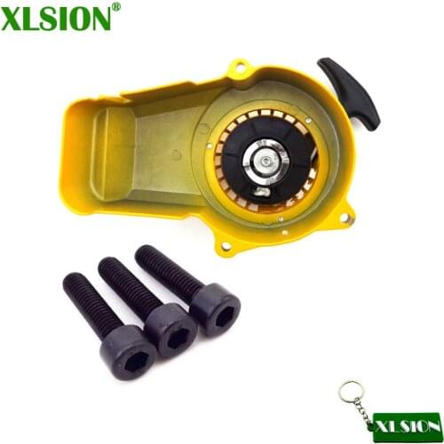 XLSION Pull Starter Start Alloy For 47cc 49cc 2 Stroke Motocross Minimoto Pocket Bike Mini Kid Quad ATV
