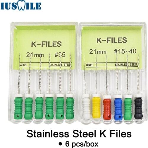 2 Boxes K Files Stainless Steel Material High Quality Dental Endo Files