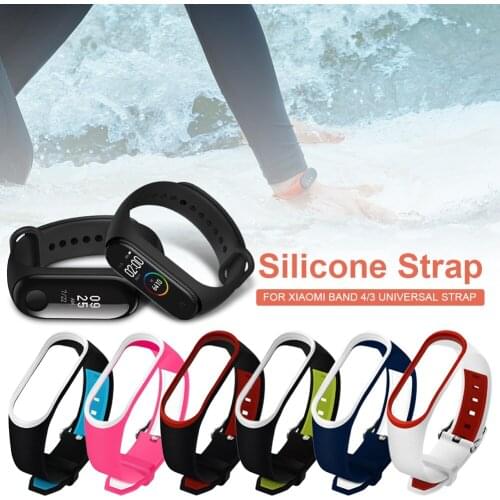 2021 viugreum PU Miband 4 Straps Microfiber Leather Universal Mi Band 3/4 Straps Bracelets Replacements For Xiaomi Mi Band 3/4