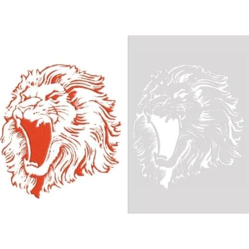 26*18cm Animal lion Stencils DIY Craft Layering Stencils For Walls Painting Scrapbooking Stamping Stamp Album Decorative