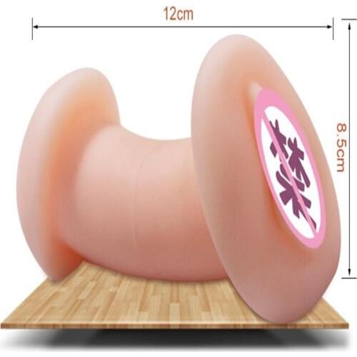 3pc/lot Full silicone Masturbator Swallow Stem Double Headed Adult Products feamle Sex Machine Reverse Mould Sex Doll Head D210