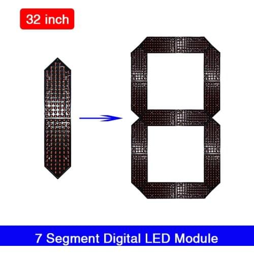 32'' 7 Segment Digita Numbers Module High Brightness LED Chip-LED Countdown Display-LED Score-Remote Control