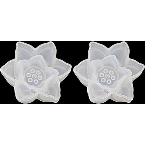 3D Lotus Flower Mould Jewelry Making Epoxy Resin Molds Resin Casting Craft Tool Crystal Epoxy DIY handmade jewelry flower mold