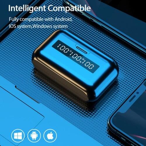 R9/R8/R7 TWS Lossless Noise Cancelling Gaming Headset 5.1 Bluetooth-compatible Touch Headset 9D Stereo Wireless Headphone