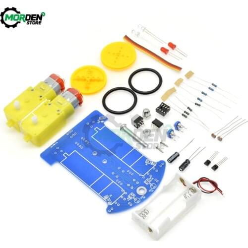 D2-1 Intelligent Tracking Line Smart Car DIY Kit for Arduino Reflectance Optical Switch Robot Car