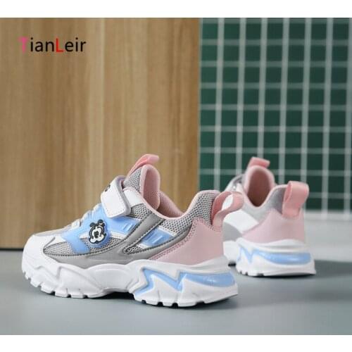 2021 New High Quality Children Shoes Breathable Sport Shoes For Girl Fashion Running Sneakers Girls Kids Shoes Chaussure Enfant