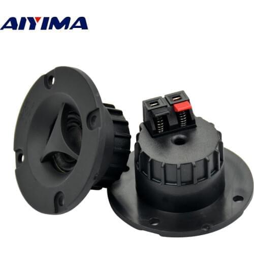 AIYIMA 2Pc 2 Inch Car Tweeter Introduction Speakers 8 Ohm 15W Loudspeaker Home Theater Treble Plastic Audio Music Speaker Driver