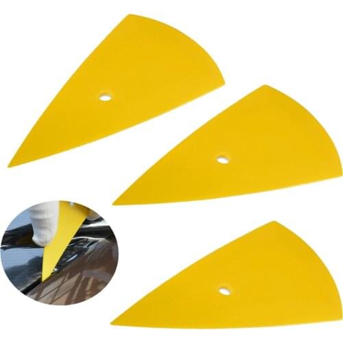 FOSHIO Auto Wrapping Vinyl Film Decal Contour Scraper Window Tint Car Sticker Plastic Squeegee Air Bubble Remover Cleanning Tool