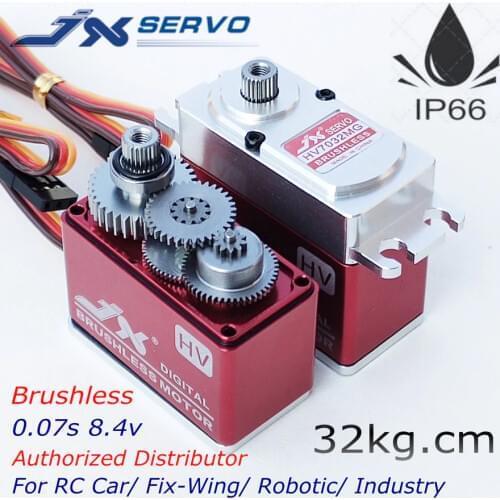 JX HV7032MG 32kg 0.07s 8.4v High Voltage Speed Waterproof Metal Gear Case Standard Digital BRUSHLESS Servo Robot RC Car Fix-Wing
