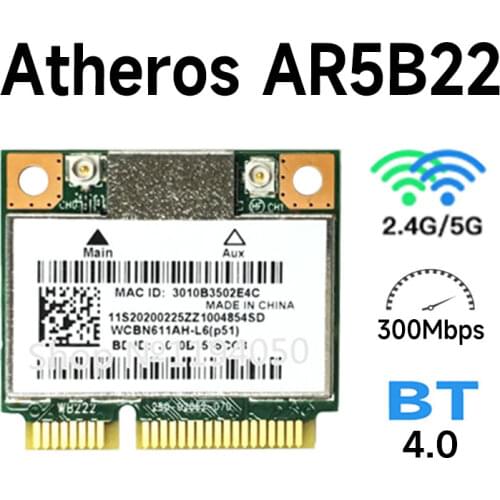 At the hero SAR9462 AR5B22 WiFi card 802.11 ah / not / a / you 300Mbps + Bluetooth4.0 WLAN Y400 Y500 Y510PS210 S215 U330 U430