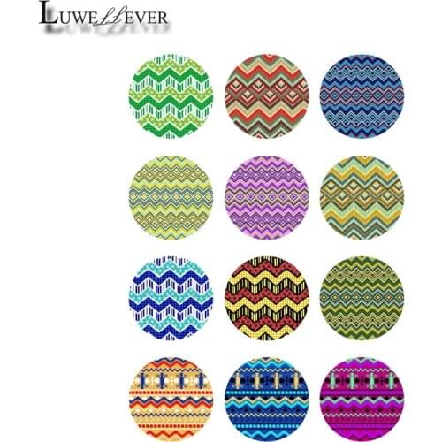 12mm 10mm 14mm 16mm 20mm 25mm 432 12pcs/lot Pattern Mix Round Glass Cabochons Jewelry Findings 18mm Snap Button Charm Bracelet