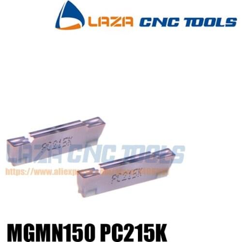 MGMN150-G PC215K *10PCS Grooving Blade, Grooving Tungsten Carbide Inserts,Insert for Grooving Holder MGEHR & MGIVR