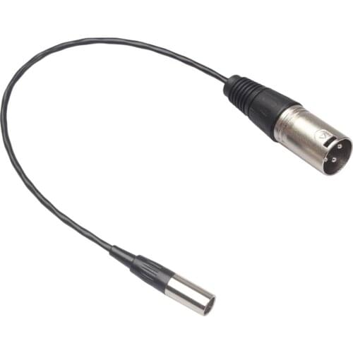 Mini XLR 3pin Male To XLR 3pin Female Audio Cable Aluminum Foil Shielded Copper Wire Audio Line Cable For Microphone Cameras