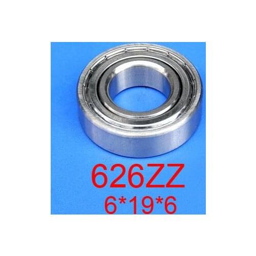 626ZZ miniature radial ball bearing 626Z shielded deep groove ball bearings 626 ZZ 6*19*6mm