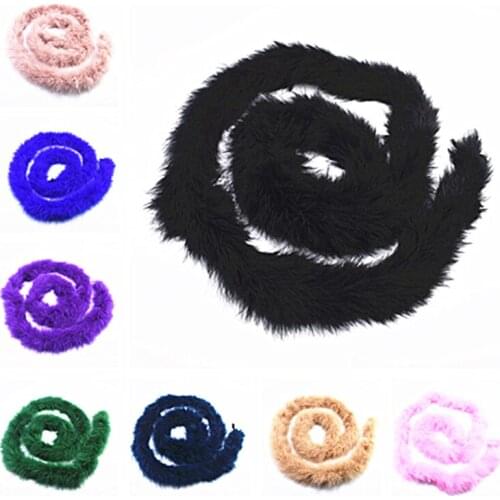 New fluffy natural Dyed Turkey feather boa 2meters About 50gram diy feathers for crafts/Carnival Costumes/Party Boa Shawl plumes