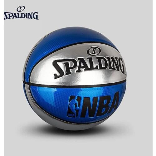 Genuine Spalding Mirror Series Indoor Basketball Official Size 7 Pu Mens Match Ball For Trainning 76-113y Basketbol